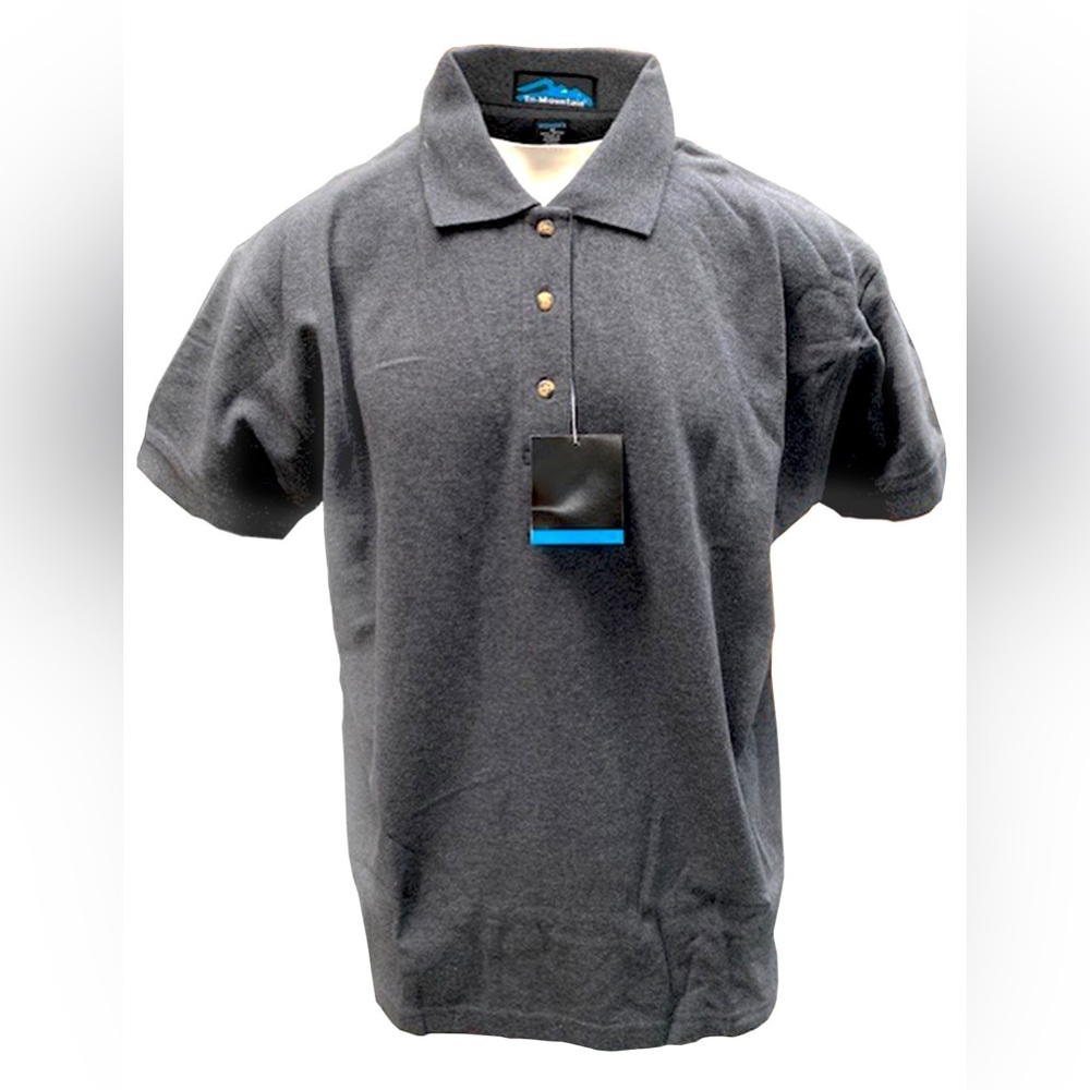 Tri-Mountain Women’s Autograph 166 Cotton Pique Charcoal Polo Shirt